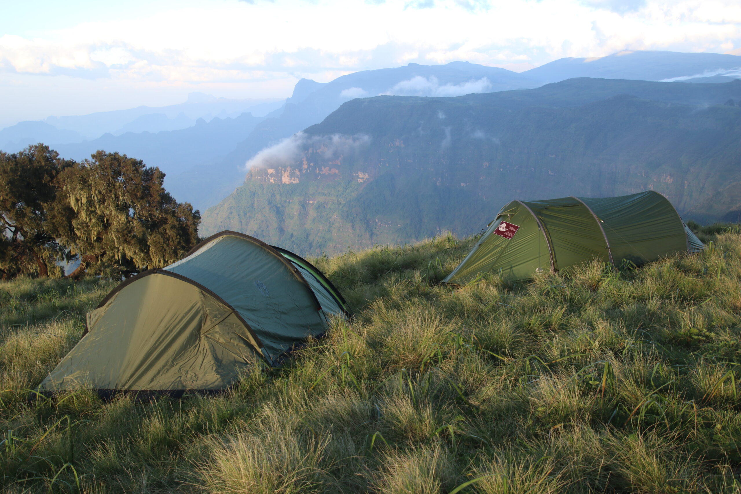 Campen in der Natur, mit Ausblick magisch!